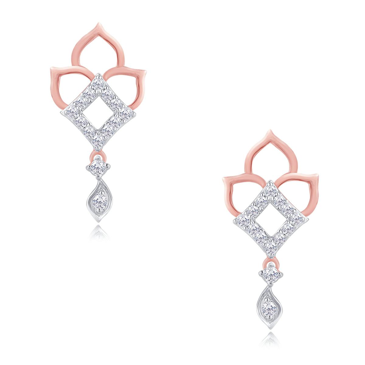 Devika diamond casual earrings