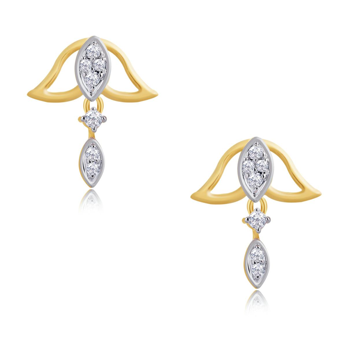Fidelia diamond casual earrings