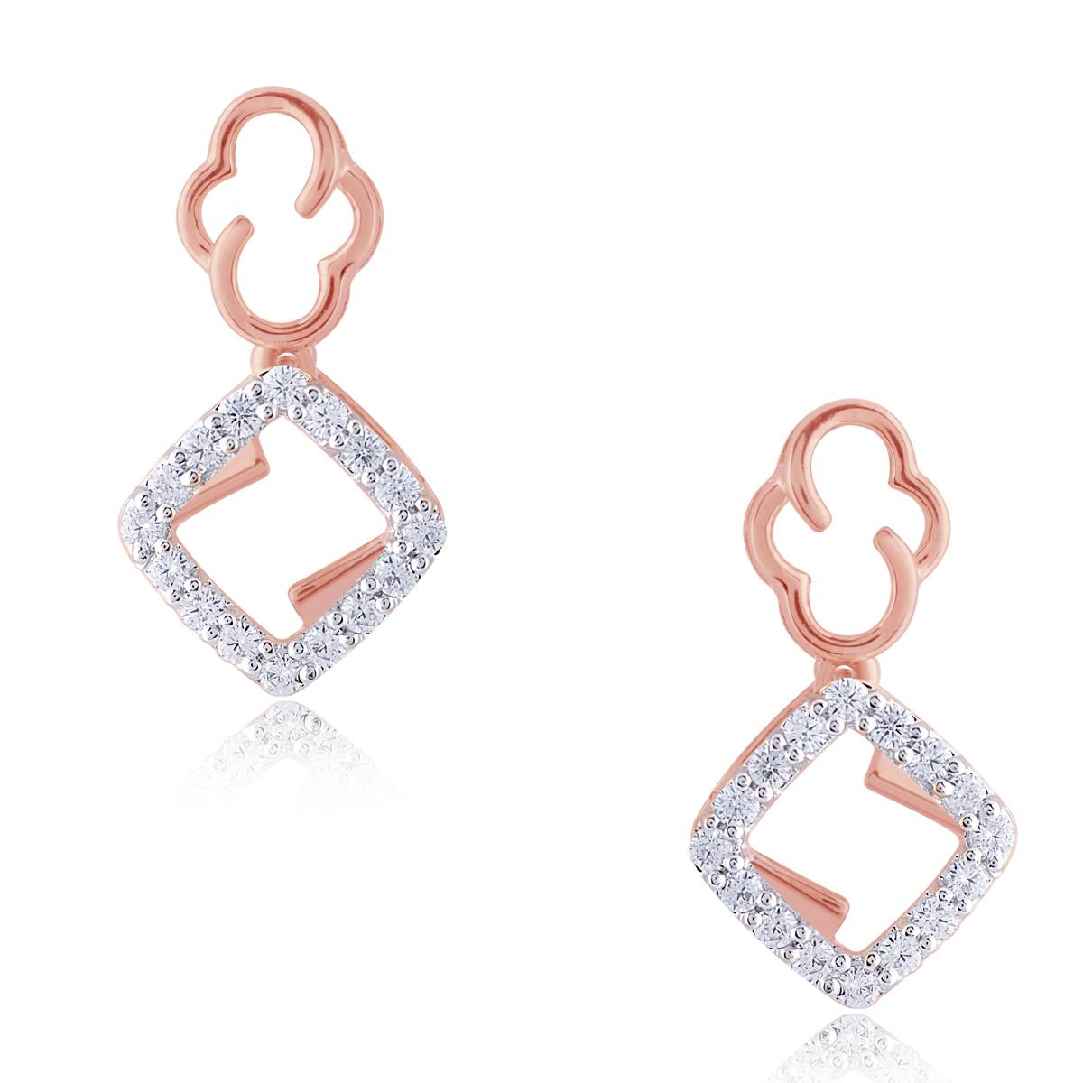 Nur diamond casual earrings