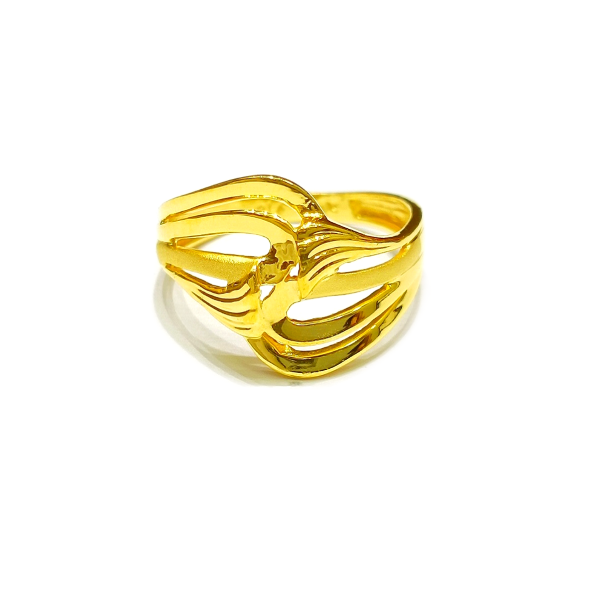 Greek Key Gold Ring