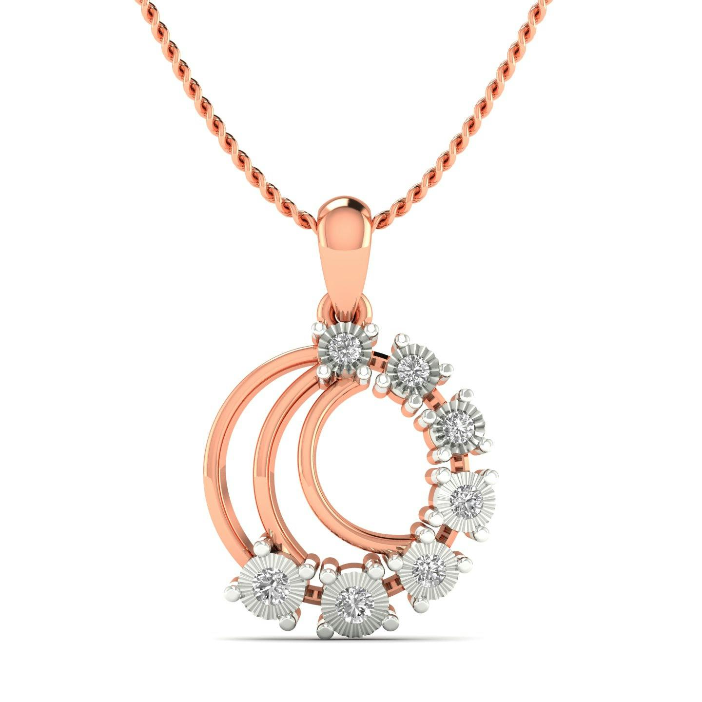 Portal of Shimmer diamond pendant