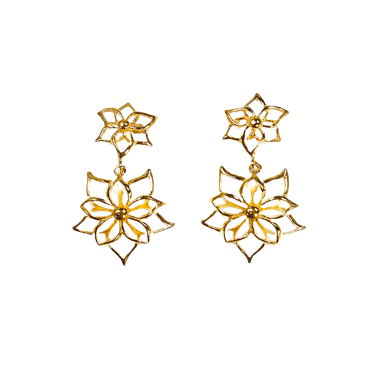 The Promise gold earrings