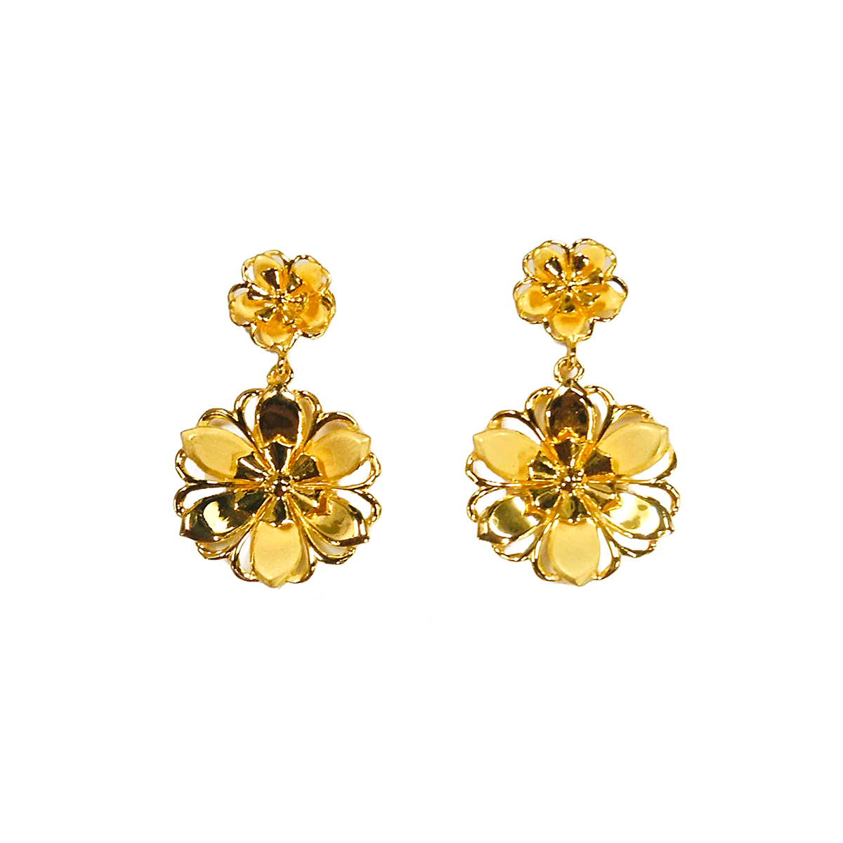 Glorious Grace gold earrings