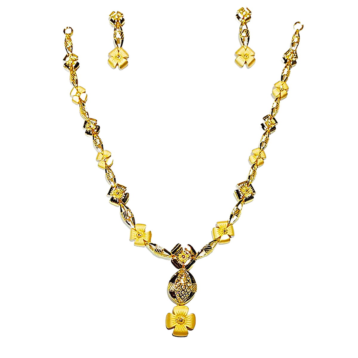 Darshana gold necklace set