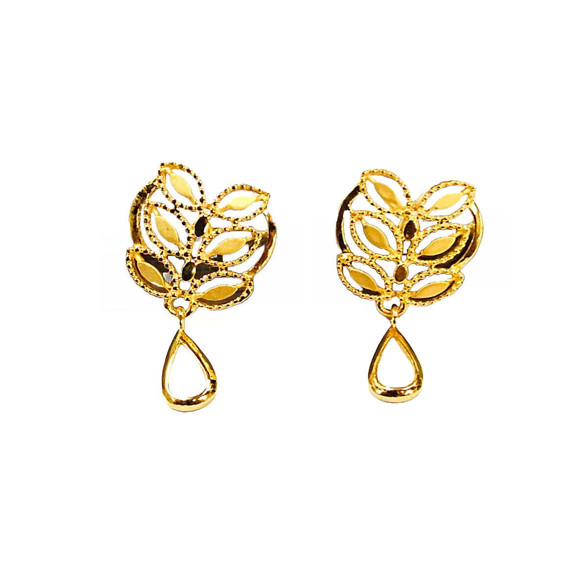 Prisha gold earrings
