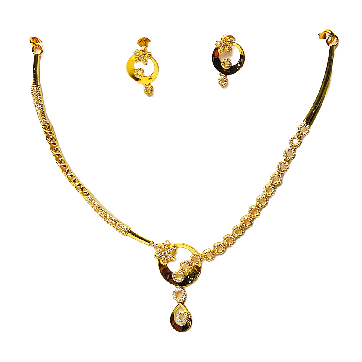 Aadya gold necklace