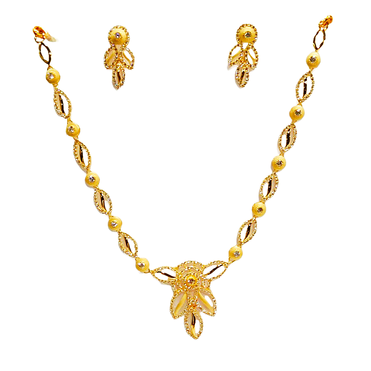 Aryanika gold necklace set