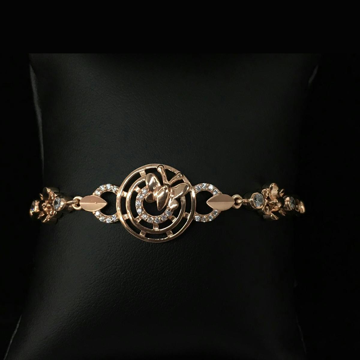 Crystal Cascade silver bracelet